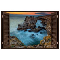 Vinilos ventanas 3d atardecer tyulenovo bulgaria